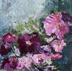 Summer rose garden
