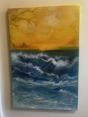 Rising from the waves