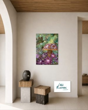 Mystic Autumn - A Mixed-Media Painting full of Atmosphere on A1 Watercolor Paper